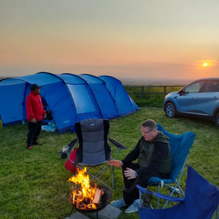 Tent with Car Pitch